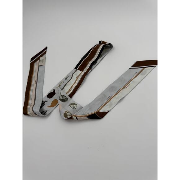 Fendi Taupe Leather Peekaboo Card Holder with Gold FF Logo - Picture 2 of 3